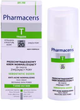 Pharmaceris T-Zone Oily Skin Sebostatic Day denní krém na stažení pórů pro problematickou pleť, akné