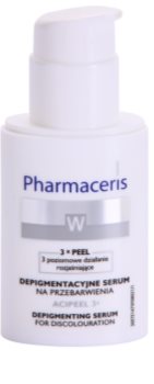 Pharmaceris W-Whitening Acipeel 3x sérum corretor clareador antimanchas com vitamina C