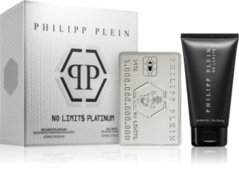 philipp plein no limit$ platinum woda perfumowana 90 ml   zestaw