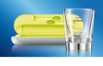 Philips Sonicare DiamondClean HX9332/04 brosse à dents électrique sonique avec verre de charge