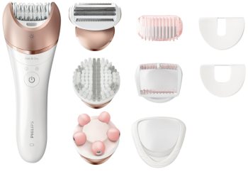 Philips Satinelle Prestige BRE650 epilator corp si fata