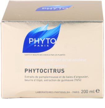 Phyto Phytocitrus maschera illuminante per capelli tinti