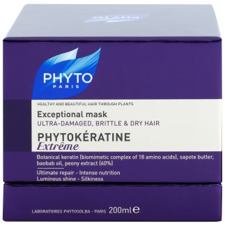 Phyto Phytokératine Extrême erneuernde Maske für stark beschädigtes dünnes Haar