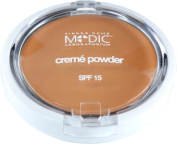 Pierre René Medic Laboratorium Pudra cu textura cremoasa cu oglinda si aplicator SPF 15