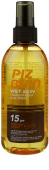 Piz Buin Wet Skin спрей для засмаги SPF 15