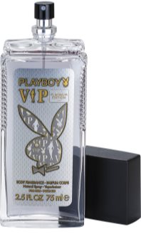 Playboy VIP Platinum Edition deodorant s rozprašovačem pro muže 75 ml