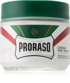 Proraso Green krema pred britjem