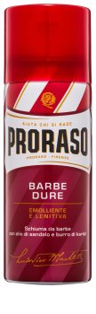 Proraso Red pena na holenie na tvrdé fúzy