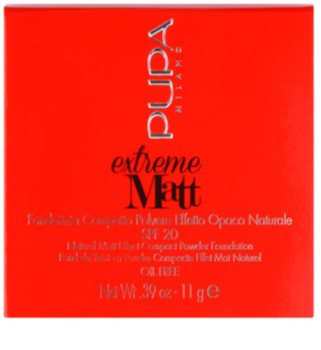 Pupa Etreme Matt pudra matuire SPF 20