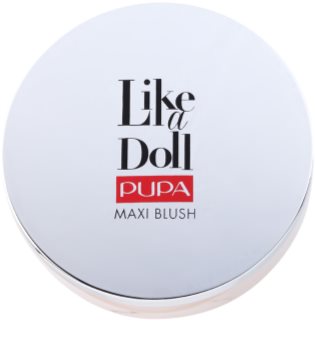 Pupa Like a Doll Maxi Blush kompaktno rdečilo s čopičem in ogledalom
