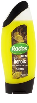 Radox Men Feel Heroic gel za prhanje in šampon 2v1