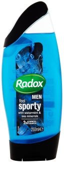 Radox Men Feel Sporty sprchový gel a šampon 2 v 1