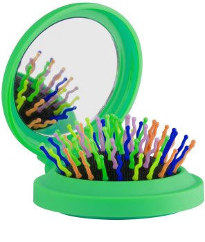 Rainbow Brush Pocket Щітка для волосся з дзеркальцем