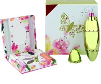 Rasasi Al Banat Bheja Eau de Parfum for Women 50 ml + Eyeshadow + Liquid Eyeliner + Lip Gloss