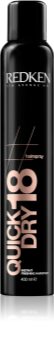 Redken Quick Dry hitro sušeče pršilo za končno oblikovanje ultra močna fiksacija