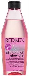Redken Diamond Oil Glow Dry après-shampoing éclaircissant pour des cheveux éclatants et faciles à coiffer