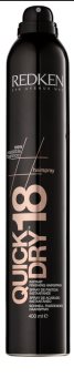 Redken Quick Dry hitro sušeče pršilo za končno oblikovanje ultra močna fiksacija