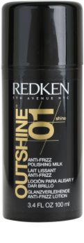 Redken Shine Brillance leche alisante para cabello encrespado y rebelde
