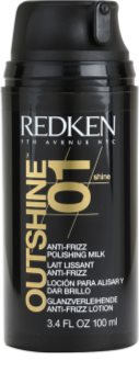 Redken Shine Brillance leche alisante para cabello encrespado y rebelde