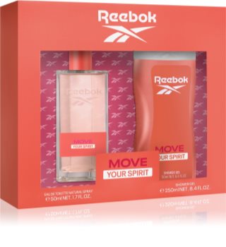 reebok move your spirit for her woda toaletowa 50 ml   zestaw 