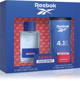 reebok move your spirit for him woda toaletowa 50 ml   zestaw 