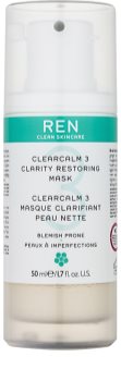 REN ClearCalm 3 maseczka rozjaśniająca do skóry z problemami