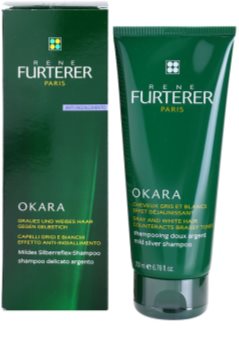 Rene Furterer Okara Protect Color delikatny, srebrny szampon neutralizujący żółtawe odcienie