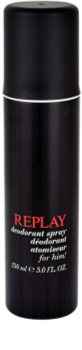 Replay for Him deodorant Spray para homens 150 ml