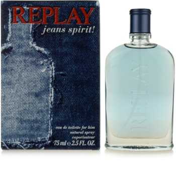 Replay Jeans Spirit! For Him eau de toilette pentru bărbați 75 ml