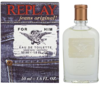 Replay Jeans Original! For Him eau de toilette férfiaknak 50 ml