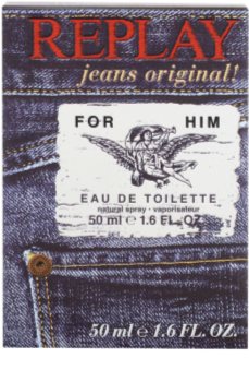 Replay Jeans Original! For Him Eau de Toilette für Herren 50 ml