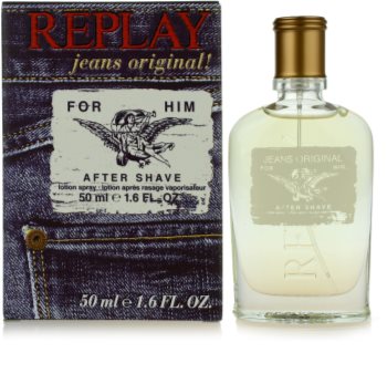 Replay Jeans Original! For Him voda po holení pro muže 50 ml