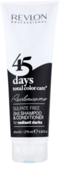 Revlon Professional Revlonissimo Color Care 2-in1 Shampoo and Conditioner for Very Dark and Black Hair
