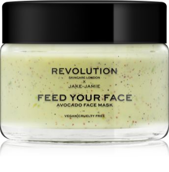 Revolution Skincare Jake-Jamie Avocado masque visage hydratant effet exfoliant