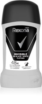 Rexona Invisible on Black + White Clothes Antiperspirant Stick