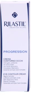 Rilastil Progression krema za predel okoli oči proti gubam, zabuhlosti in temnim kolobarjem