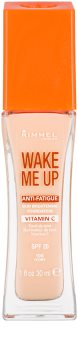 Rimmel Wake Me Up base líquida iluminadora SPF 20