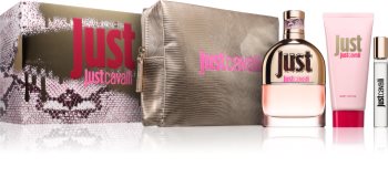 roberto cavalli just cavalli her woda toaletowa 90 ml   zestaw 