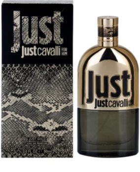 Roberto Cavalli Just Cavalli Gold eau de parfum para hombre 90 ml
