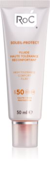 RoC Soleil Protect zaščitni fluid za zelo občutljivo kožo SPF 50