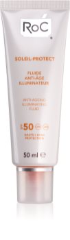 RoC Soleil Protect zaščitni posvetlitveni fluid proti staranju kože SPF 50
