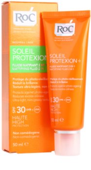 RoC Soleil Protect fluid matifiant pentru plaja SPF 30