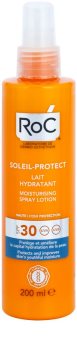 RoC Soleil Protect zaščitni vlažilni losjon v pršilu SPF 30