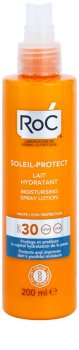 RoC Soleil Protect zaščitni vlažilni losjon v pršilu SPF 30