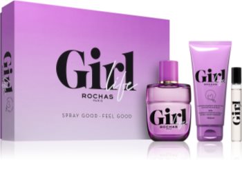 rochas girl life woda perfumowana 75 ml   zestaw 