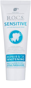 R.O.C.S. Sensitive Repair & Whitening remineralisierende Zahncreme für empfindliche Zähne