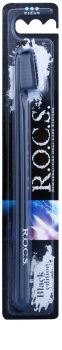 R.O.C.S. Black Edition escova de dentes medium
