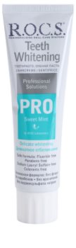 R.O.C.S. PRO Sweet Mint pasta de dentes suave branqueadora