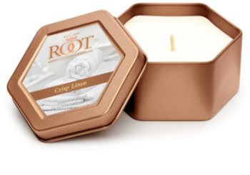 Root Candles Crisp Linen świeczka zapachowa 113 g w puszcze
