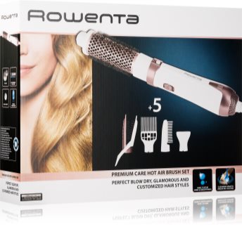 Rowenta Premium Care Hot Air Brush CF7830F0 szczotka do gorącego powietrza